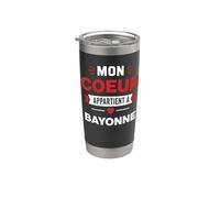Citation drole Humour france amour Ville bayonne Gobelet isotherme en acier inoxydable double paroi