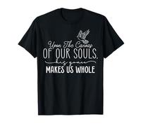 Citation Spirituelle avec Oiseau Élégant et Message T-Shirt