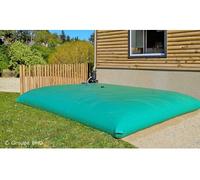 Citerne souple Carrée 10 m3 (10000 L) - (4,32 m x 4,23 m x 0,9 m)