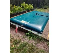 Citerne souple piscine : PVC 900gr/m2 : 10 m3 : 6,20 x 2,96 x 0,90m