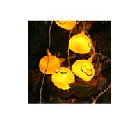 Citrouille d'Halloween à LED Ficelle alimenté par batterie pour la décoration de la maison de fête (3m)