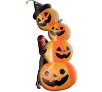 citrouille géante lumineuse gonflable 240cm - carnival toys 9110 Orange G