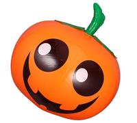 Citrouille Gonflable Ballon Fete Decoration Halloween Ambiance Halloween | Pvc Orange, Motif Cartoon Lumineux, Usage Halloween Maison et Fête D’automne