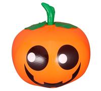 Citrouille Gonflable Orange en Pvc, Décoration Halloween pour Fête | Ballon Décoratif Saison Automne, Usage Maison et Fonds Photo, Style Cartoon, Sûr