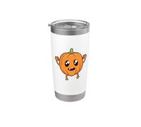 Citrouille Kawaii Cartoon Gobelet isotherme en acier inoxydable double paroi