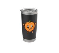 Citrouille Kawaii Cartoon Gobelet isotherme en acier inoxydable double paroi