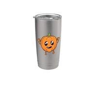 Citrouille Kawaii Cartoon Gobelet isotherme en acier inoxydable double paroi