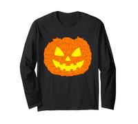 Citrouille Mignonne Faite de Chats Halloween Jack O Lantern Kitty Manche Longue