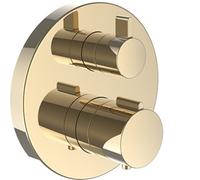 City therm mitigeur thermostatique encastré bain douche façade or - LAUFEN HF905475463000