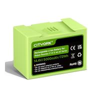 CITYORK 14,4 V 5000 mAh ABL-D1 Batterie Lithium pour aspirateur Roomba i7/i7+ J7/J7+ i4/i4+ i3/i3+ e5 e6 7550,J7550,J755020,7150, J7150, i7158, i7550,i755020