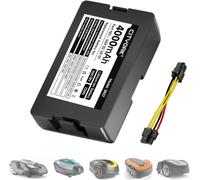 CITYORK Batterie de rechange 18 V 4000 mAh pour robot tondeuse Husqvarna Automower Limited 115H/305/310/315X/330X (2020-2022), pour robot tondeuse Gardena Sileno Life/City/Minimo/Smart Life 750/1000
