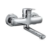 Citypro mitigeur de lavabo mural bec 217mm chromé - LAUFEN HF500923100600