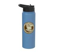 Civilian Conservation Corps CCC Logo Retro Outdoors 1930s Stainless Steel Insulated Water Bottle