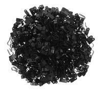 CIYODO 1000 Pièces Clip de Câble en Nylon Noir R Type, Organiseur Facile à Installer pour Fixation et Gestion des Câbles Électriques, pour Bureau et Maison