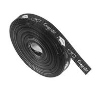 CIYODO 10mm Ruban Décoratif 9 M Noir, Polyester, de Remise de Diplôme | Célébrations et Décorations Diy, Maintien de Forme, Résistance à Décoloration, Rouleau Long