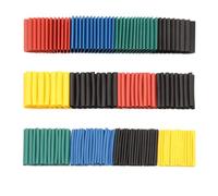 CIYODO 530PCS Kit Gaine Thermorétractable 2:1 Polyéthylène Réticulé pour Fils et Câbles Protection Isolante Étanche et Câblage Plat Rond Domestique Couleur Aléatoire
