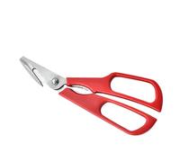 CIYODO Acier Inoxydable Cisaille à Homard Multifonction | Design Détachable Pratique, Poignée PP Rouge, Outil la Cuisine Robuste pour Ouvrir Coquilles Facilement
