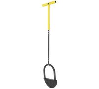 CIYODO Ameublisseur de Sol Manuel en Acier au Carbone avec Lame Dentelée et Large Repose-Pied, Outil de Jardinage Ergonomique pour Pelouses et Plates-Bandes