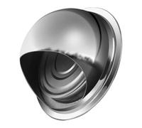 CIYODO Hotte de cheminée Inox Rond 160 Mm, Couverture de cheminée étanche à la pluie, Protection murale extérieure, Acier Inoxydable, anti-neige, drainage rapide pour cheminée de foyer