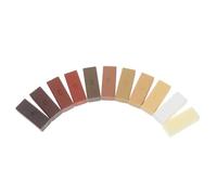 CIYODO Kit de Réparation Parquet Stratifié Protection Longue Durée en Résine 11 Pièces Cire Dure Polyvalente pour Meubles et Linoléum, pour Bricolage