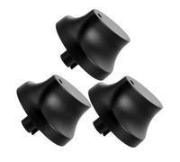 CIYODO Lot de 3 Boutons Interrupteurs Mécaniques Noirs en Plastique pour Minuterie, Contrôle Précis et Fiable, Compatibles Four et Cuiseur à Riz, pour Restaurant