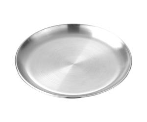CIYODO Plaque À Pizza En Acier Inoxydable 11.81In Assiette De Service Buffet Ronde Pour Dessert Et Apéritif Réunions Familiales Restaurants Barbecue
