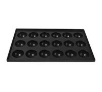 CIYODO Poêle à Takoyaki en Aluminium Noir, Compacte et Portable 18 Trous, Chauffage Rapide et Uniforme pour Cuisson de Boulettes de Viande et Œufs de Caille en Intérieur et Extérieur