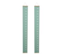 CIYODO Toise de Croissance Décoration Créative pour Garçon et Filles en Bois Vert Amovible et Robuste Lot de 2 Pièces pour Chambre D'garçon et Filles pour Espace Garçon