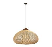 CJSLXGBL Luminaires Suspendus Bohèmes en Osier Tressé À La Main pour Salle À Manger, Style Ferme, Suspension Ronde en Rotin pour Salon, Chambre, Îlot De Cuisine, Restaurant, Bar