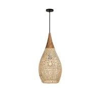 CJSLXGBL Suspension en Rotin, Luminaires Suspendus Bohèmes Tressés À La Main, Lustre en Osier Tressé pour Salle À Manger, Îlot De Cuisine, Salon, Luminaires Suspendus