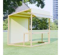 CJWKXQOL Kiosque de Marché en Bois avec Auvent | Structure mobile pour marchés de producteurs, événements éphémères en extérieur(19,200*200cm/78.7*78.7in)