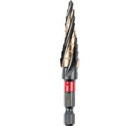C.K T3016 4-12 HSSE-Co 5 Foret étagé 4 mm, 5 mm, 6 mm, 7 mm, 8 mm, 9 mm, 10 mm, 11 mm, 12 mm DIN 1412 C 1/4\ (6,3 mm) 1 pc(s)