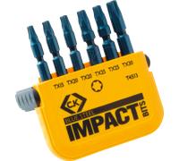 CK T4513 - Jeu d'embouts Blue Steel, Torx, 6 pièces (TX)
