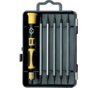CK T4896 - Jeu de tournevis, lames interchangeables doubles, assortiment, 7