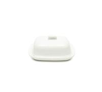 Cks Mini-Beurrier Avec Couvercle En Céramique Blanche (10X8X4Cm) (Paquet de 4)