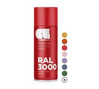 OSMOS LAC Bombe peinture mat - noir mat pour bricolage, acrylique, couleur, pour plastique, métal