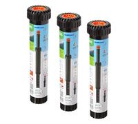 Claber 50945 90006 Arroseur Pop-up réglable Noir/Orange (Lot de 3)