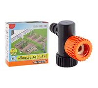 Claber 90767 Kit potager pour irrigation goutte à goutte & 91040 Stabilisateur pression, Noir/Orange/Gris - 1Unité