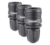 Claber 91009 Micro - Raccord Rapide 12,7 cm (1/2") (Lot de 3)