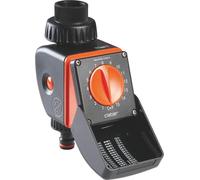 Claber Aquauno Logica Noir, Orange 12 bar Minuterie d'arrosage numérique