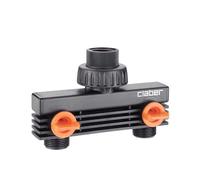 Claber D85890000 - Toma de 2 vias Con rosca 3/4" Macho