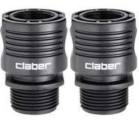 'Claber d91494000 - connecteur automatique filetage 3/4 Rainjet Carding (Lot de 2)