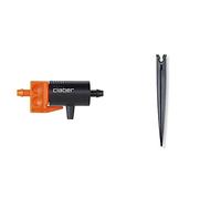 Claber - Goutteur Ligne 10 Micro 91217 & Micro 91190 Lot de 15 piquets pour Tuyau Capillaire 1/4 (4-6 mm)