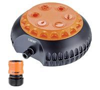 Claber Kit d'irrigation Multifonction 8654 avec raccord Porte-Cadenas 1/2 8606 Noir et Orange