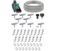Claber Kit Happy Fresh Evolution 12 m avec Aquauno Mist, kit de brumisation auto