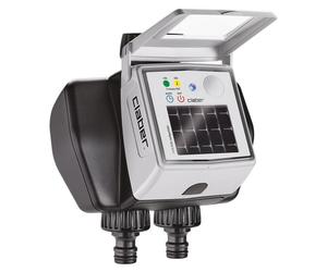 Claber Programmateur d'Irrigation Dual Myaquasolar 2 Voies Solaire Bluetooth 3/4"
