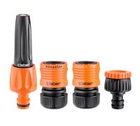 Claber Starter kit Ø 12,5-15 mm, Lance et raccords automatiques pour Tuyau d'arrosage