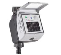 Claber Tempo myAquaSolar Programmateur d’Irrigation 1 Voie, Panneau Solaire, Bluetooth App myClaber, 2 programmes, 3/4", Compatible capteur Pluie