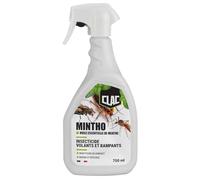 Clac® Insecticide Volants & Rampants à l’Huile de Menthe 750 ml - Anti Mouches, Moustiques, Fourmis, Cafards, Mites & Poux Rouges - Action Rapide Volants & Rampants - Intérieur, Maison & Poulailler