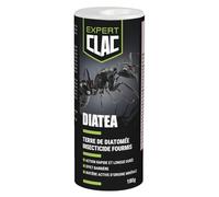 Clac® Terre de Diatomée Anti Fourmis 180 g - Insecticide en Poudre - Intérieur & Extérieur Puissant - Contre Insectes Rampants - Maison, Jardin, Gazon, Arbres Fruitiers